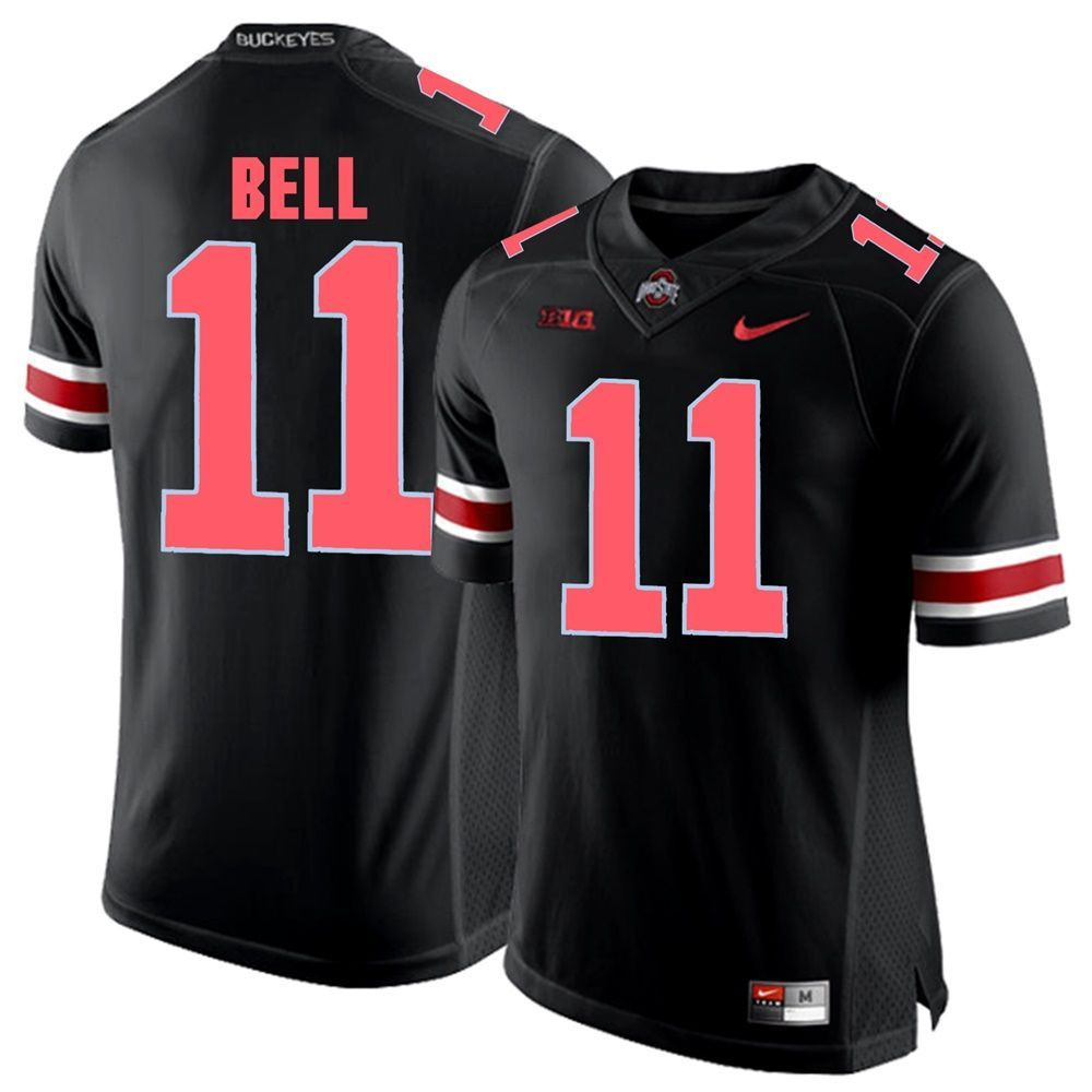 Ohio State Buckeyes Blackout Vonn Bell Player Football Jersey