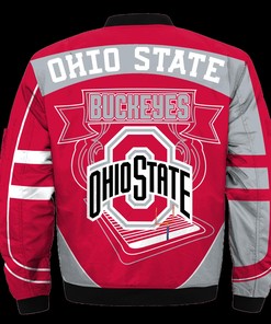Ohio State Buckeyes Jacket 3D Printed Fire Ball