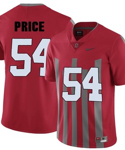 Ohio State Buckeyes Red Billy Price College Football Elite Jersey