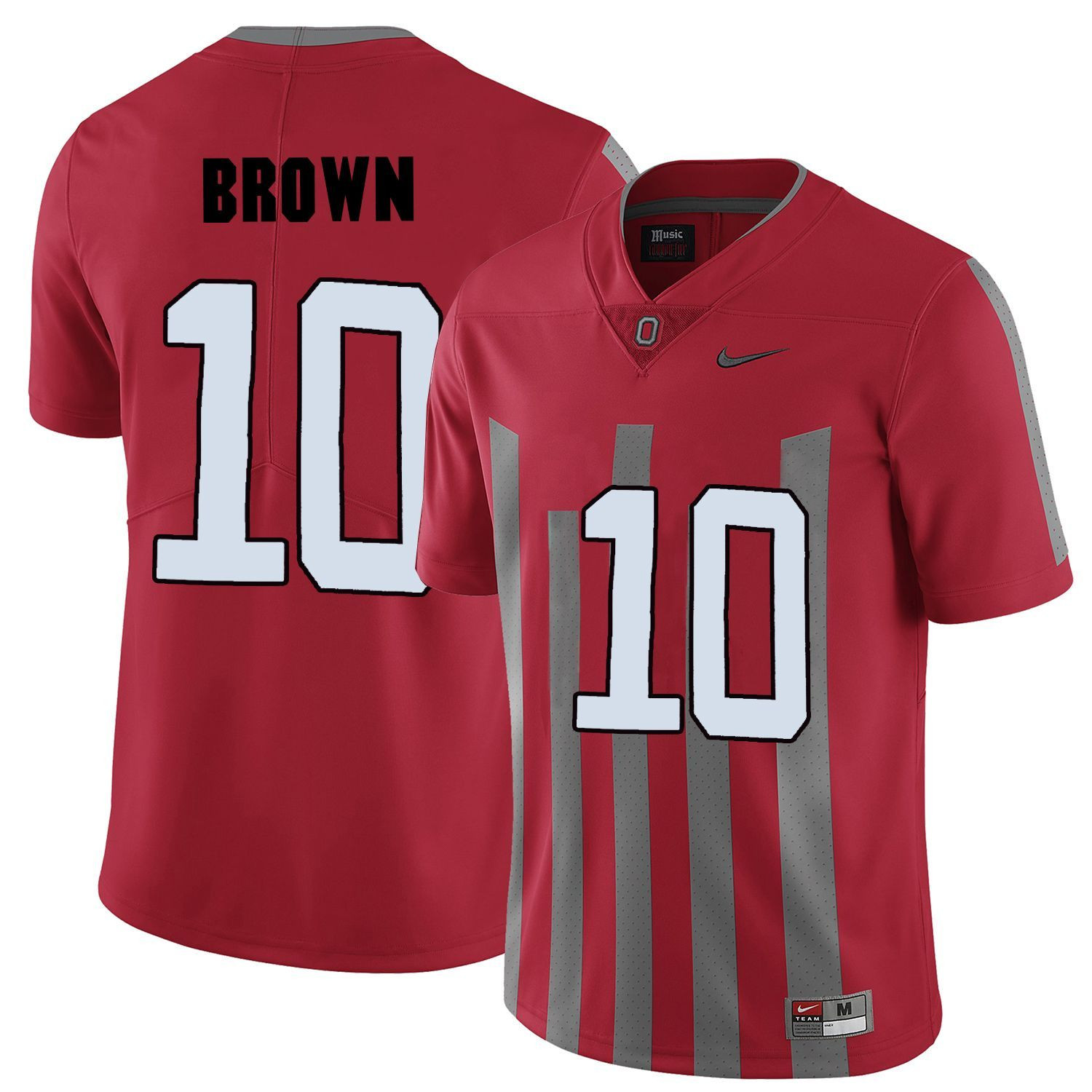 Ohio State Buckeyes Red CaCorey Brown College Football Elite Jersey