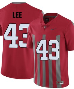 Ohio State Buckeyes Red Darron Lee College Football Elite Jersey
