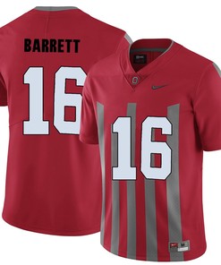 Ohio State Buckeyes Red J.T. Barrett College Football Elite Jersey