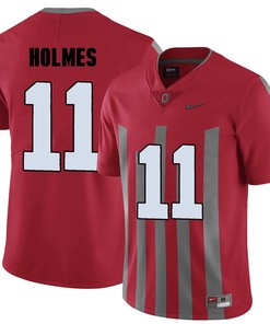 Ohio State Buckeyes Red Jalyn Holmes College Football Elite Jersey