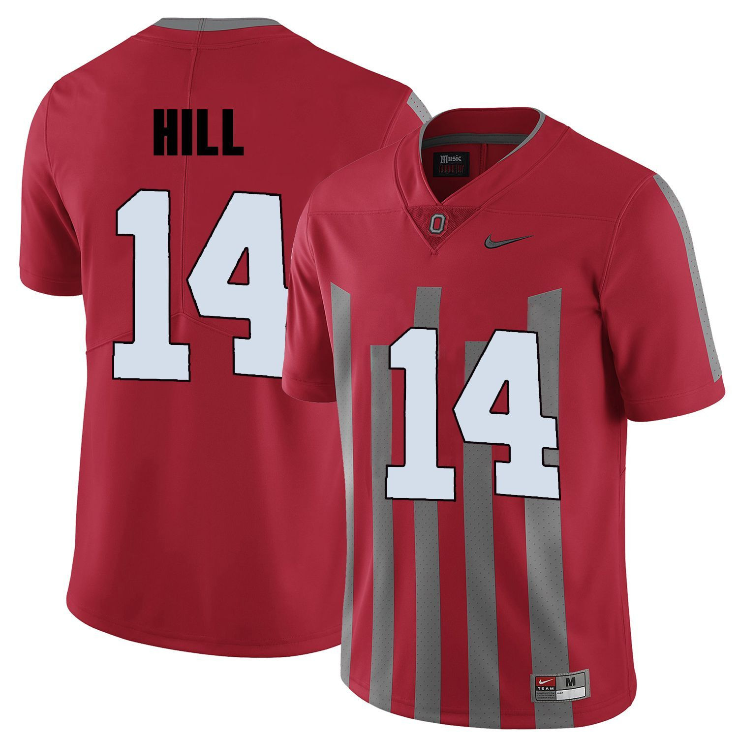 Ohio State Buckeyes Red K.J. Hill College Football Elite Jersey