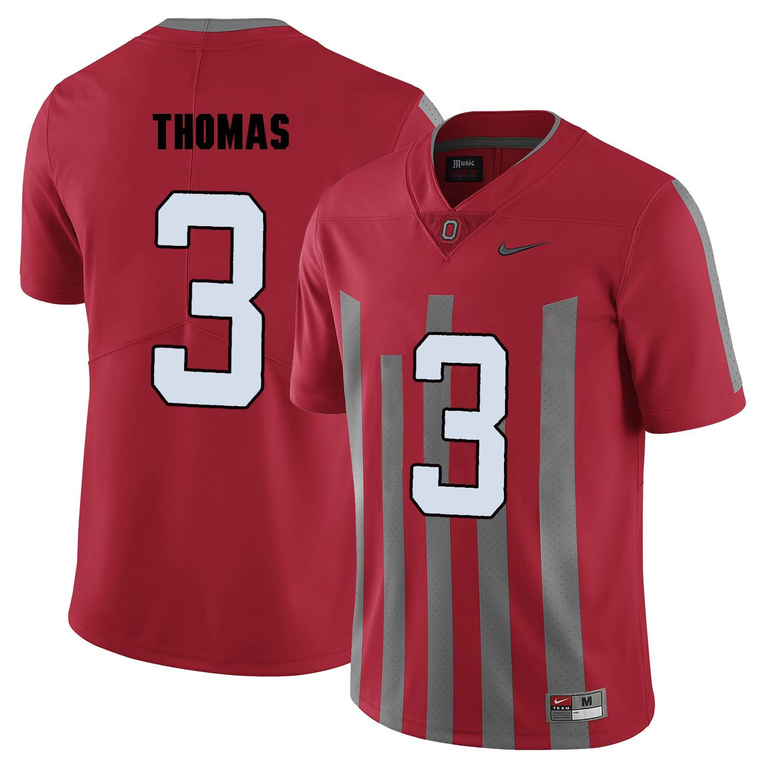 Ohio State Buckeyes Red Michael Thomas College Football Elite Jersey