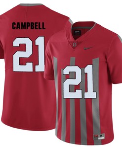Ohio State Buckeyes Red Parris Campbell College Football Elite Jersey