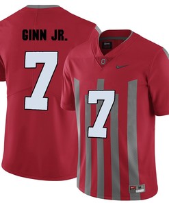 Ohio State Buckeyes Red Ted Ginn Jr. College Football Elite Jersey