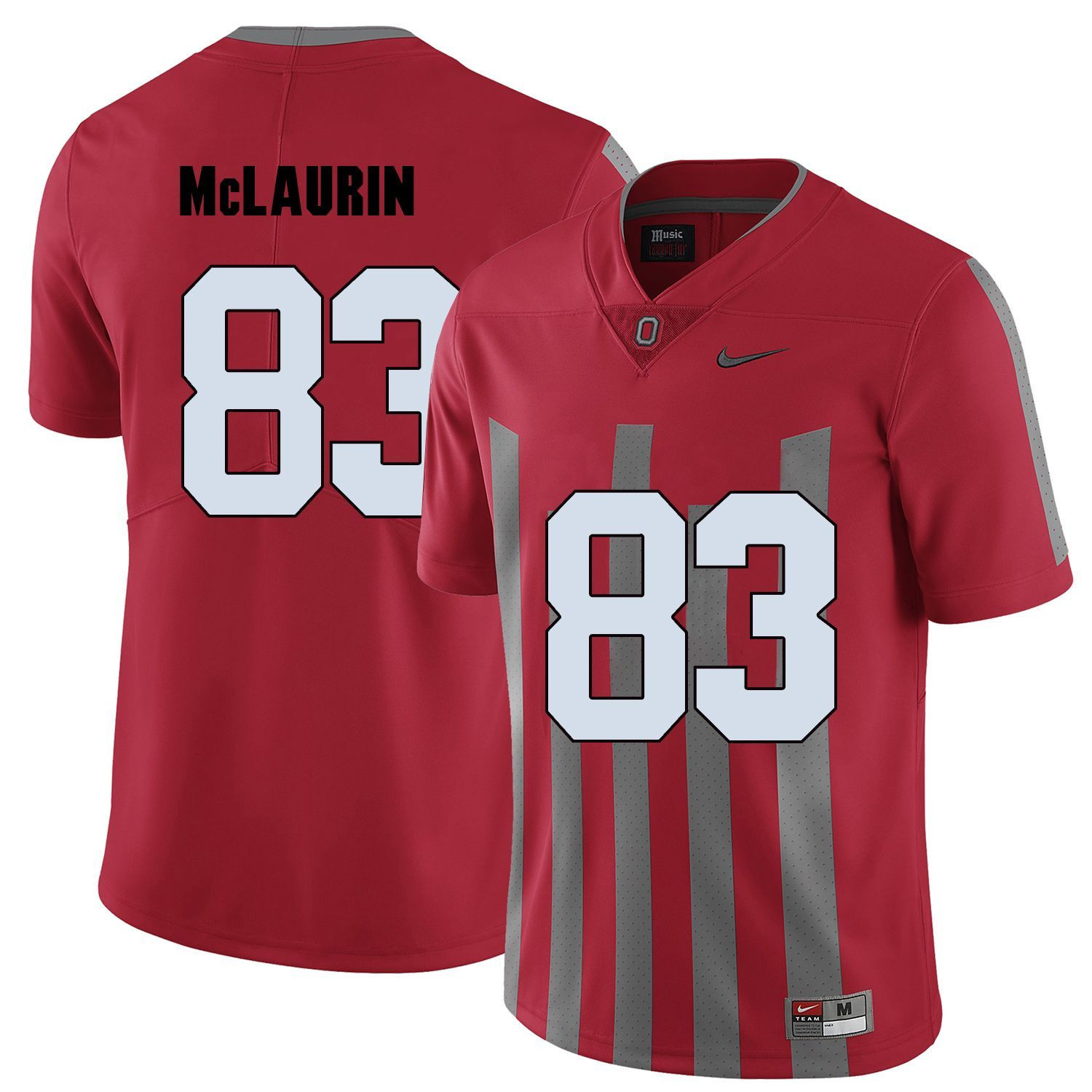 Ohio State Buckeyes Red Terry McLaurin College Football Elite Jersey