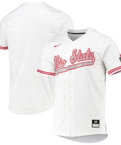 Ohio State Buckeyes Replica Baseball Jersey - White Ncaa