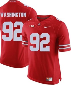 Ohio State Buckeyes Scarlet Adolphus Washington Player Football Jersey