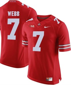 Ohio State Buckeyes Scarlet Damon Webb Player Football Jersey