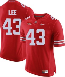 Ohio State Buckeyes Scarlet Darron Lee Player Football Jersey