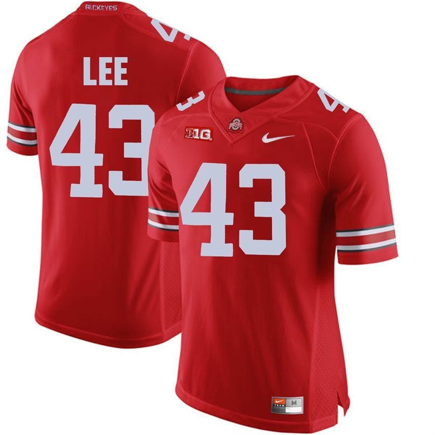 Ohio State Buckeyes Scarlet Darron Lee Player Football Jersey