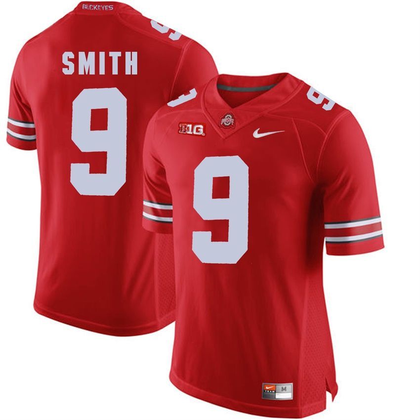 Ohio State Buckeyes Scarlet Devin Smith Player Football Jersey