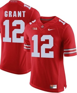 Ohio State Buckeyes Scarlet Doran Grant Player Football Jersey