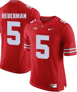 Ohio State Buckeyes Scarlet Jeff Heuerman Player Football Jersey
