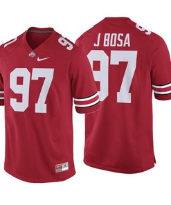 Ohio State Buckeyes Scarlet Joey Bosa Player Football Jersey