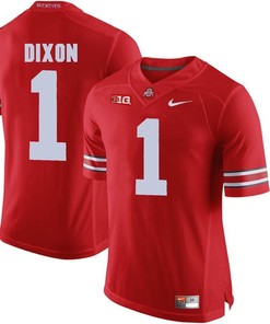 Ohio State Buckeyes Scarlet Johnnie Dixon Player Football Jersey