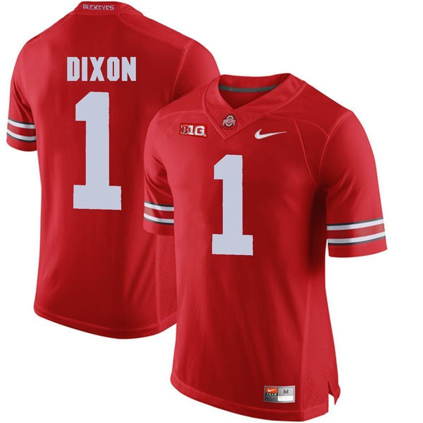 Ohio State Buckeyes Scarlet Johnnie Dixon Player Football Jersey