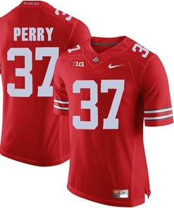 Ohio State Buckeyes Scarlet Joshua Perry Player Football Jersey