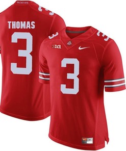 Ohio State Buckeyes Scarlet Michael Thomas Player Football Jersey