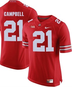Ohio State Buckeyes Scarlet Parris Campbell Player Football Jersey