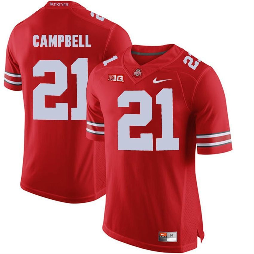 Ohio State Buckeyes Scarlet Parris Campbell Player Football Jersey