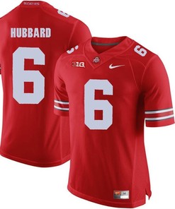 Ohio State Buckeyes Scarlet Sam Hubbard Player Football Jersey