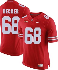 Ohio State Buckeyes Scarlet Taylor Decker Player Football Jersey