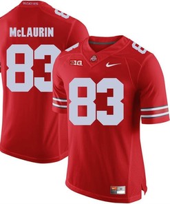 Ohio State Buckeyes Scarlet Terry McLaurin Player Football Jersey