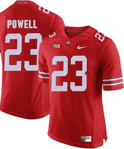 Ohio State Buckeyes Scarlet Tyvis Powell Player Football Jersey
