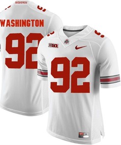 Ohio State Buckeyes White Adolphus Washington Player Football Jersey
