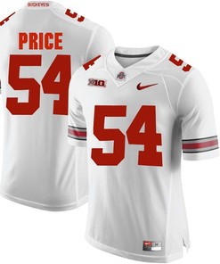 Ohio State Buckeyes White Billy Price Player Football Jersey