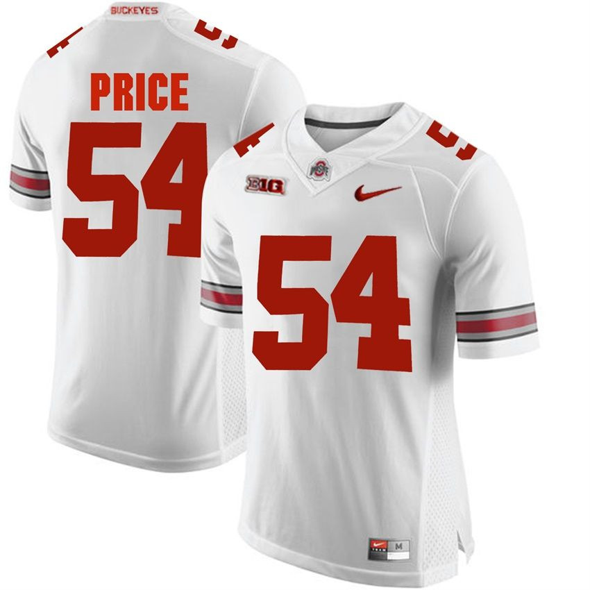 Ohio State Buckeyes White Billy Price Player Football Jersey