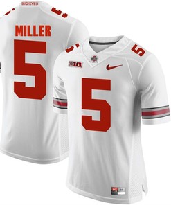 Ohio State Buckeyes White Braxton Miller Player Football Jersey
