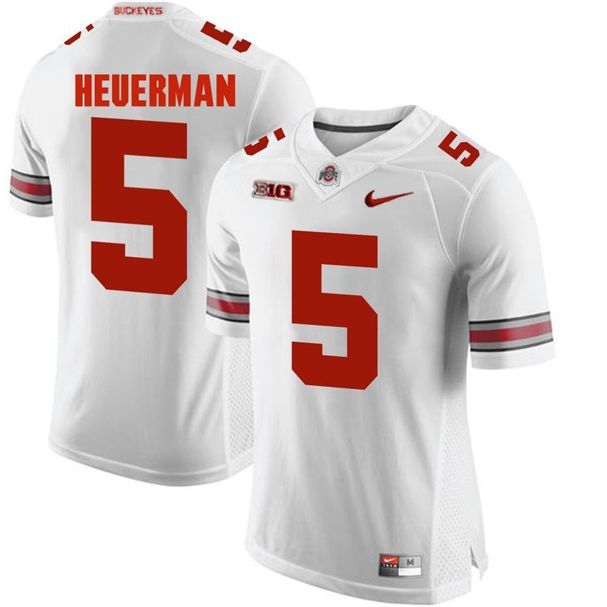 Ohio State Buckeyes White Jeff Heuerman Player Football Jersey