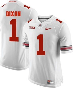 Ohio State Buckeyes White Johnnie Dixon Player Football Jersey