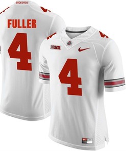 Ohio State Buckeyes White Jordan Fuller Player Football Jersey