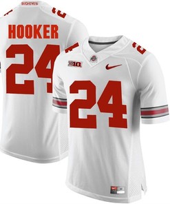 Ohio State Buckeyes White Malik Hooker Player Football Jersey