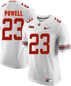 Ohio State Buckeyes White Tyvis Powell Player Football Jersey