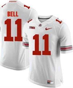 Ohio State Buckeyes White Vonn Bell Player Football Jersey