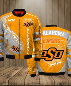 Oklahoma Cowboys Jacket 3D Printed Fire Ball