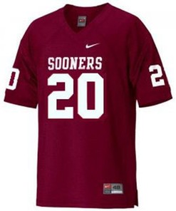 Oklahoma Sooners #20 Billy Sims Red Football Jersey