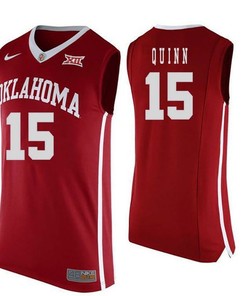 Oklahoma Sooners Red Grant Quinn NCAA Basketball Jersey