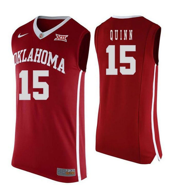Oklahoma Sooners Red Grant Quinn NCAA Basketball Jersey