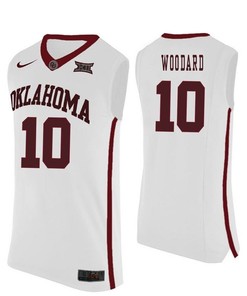 Oklahoma Sooners White Jordan Woodard NCAA Basketball Jersey