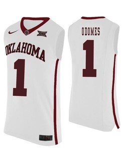 Oklahoma Sooners White Rashard Odomes NCAA Basketball Jersey