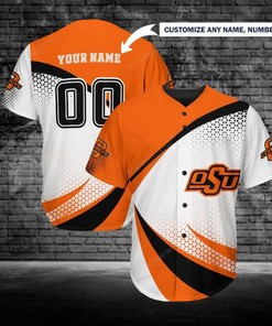 Oklahoma State Cowboys Personalized Baseball Jersey 257