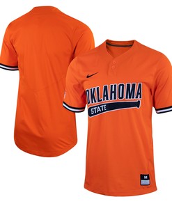 Oklahoma State Cowboys Two-button Replica Baseball Jersey - Orange Ncaa