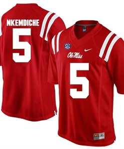 Ole Miss Rebels Red Robert Nkemdiche Player Football Jersey